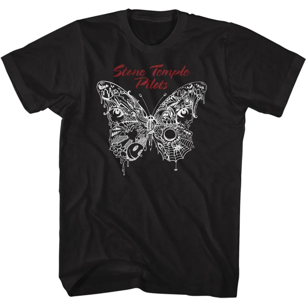 Americká Rocková Kapela Stone Temple Pilots Grafický Potisk Tričko Unisex Dámské Volné Ležérní Oversized Tričko Streetwear Hip Hop Móda Top