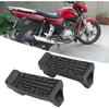 Motorcycle Front Pedal, 1 Pair Rubber Front Pedal Footrest Foot Pegs Fit for YBR 125
