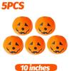1/10PCS Halloween Pumpkin Lantern Balloons LED Luminous Floor Stand Toys Festive Party Atmosphere Pumpkin Decoration Balloon