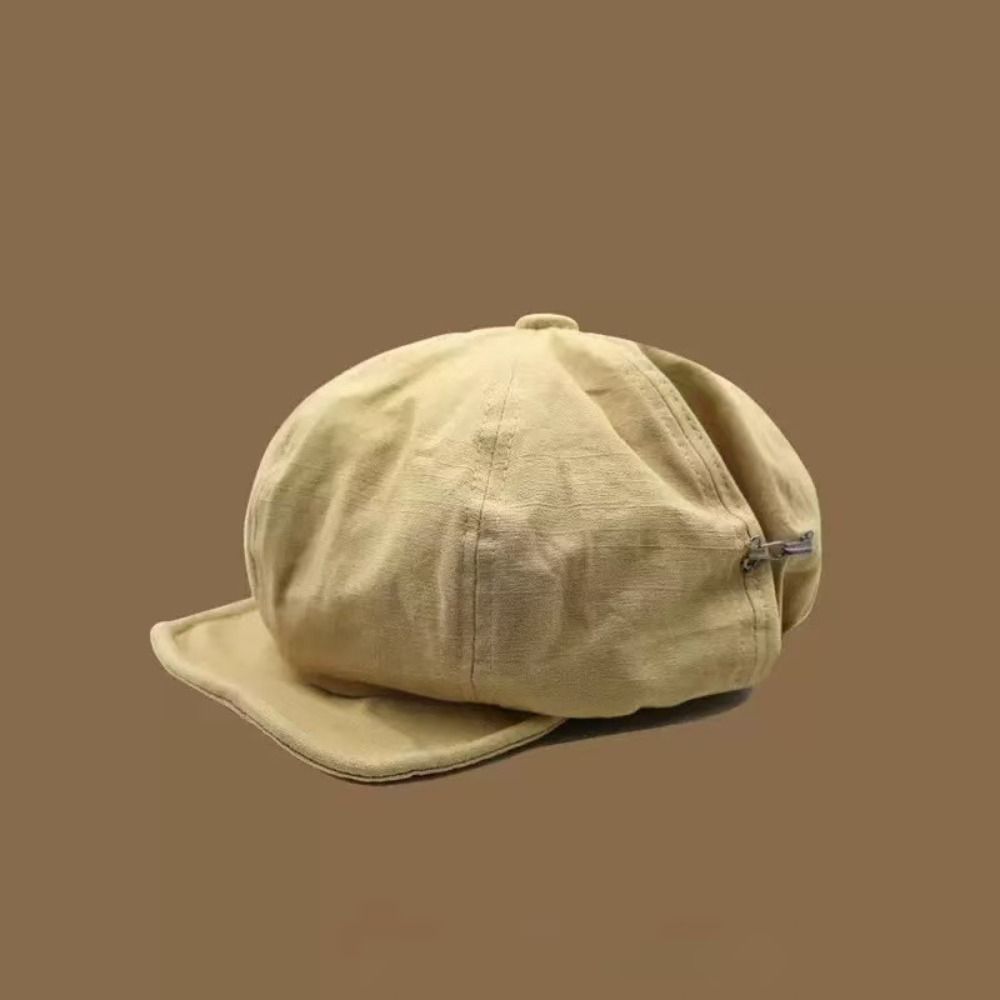 Short-Brimmed Painter Hats Cotton Dome Peaked Caps Harajuku Berets Hat  for Women Girl