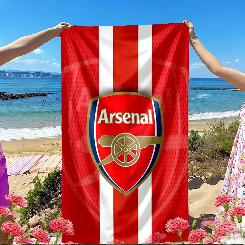 Football team.C Print Beach Towel, Versatile Lightweight Absorbent Beach Towel for Pool Surf Yoga Bathroom, Perfect Birthday Holiday Gift
