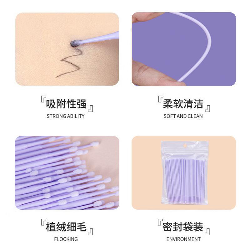 100 Disposable Nano Cotton Swabs Per Pack