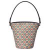GG Supreme All-over Flower Print Double G Logo Zipper Closure Handbag Regular Children's Beige with Blue
