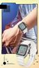 Waterproof Sanda Youth Watch - Simple, Trendy, Square Design with Analog Hands & Light-up Feature