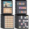 20 Blatt Stempelseiten für Briefmarkenalbum-Ordner, 1/2/3/4 Taschen, Briefmarkensammler, Briefmarken-Sammelzubehör, Briefmarken-Sammler-Display