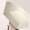 Sun Rain Folding Umbrella 5 Folding 6 Ribs Vinyl Mini Foldable UV Blocking Umbrella for Travel