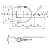 1set D-Type Removable Steel Hinges Rust-Resistant For Industrial Agricultural Automotive Accessories Easy Installation