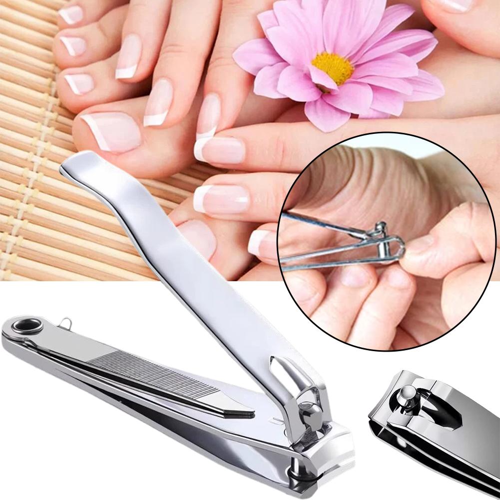 Splash Resistant Nail Clippers Stainless Steel Scissors For Nail Premium Sharp Sturdy Fingernail And Toenail Clipper Cutters New