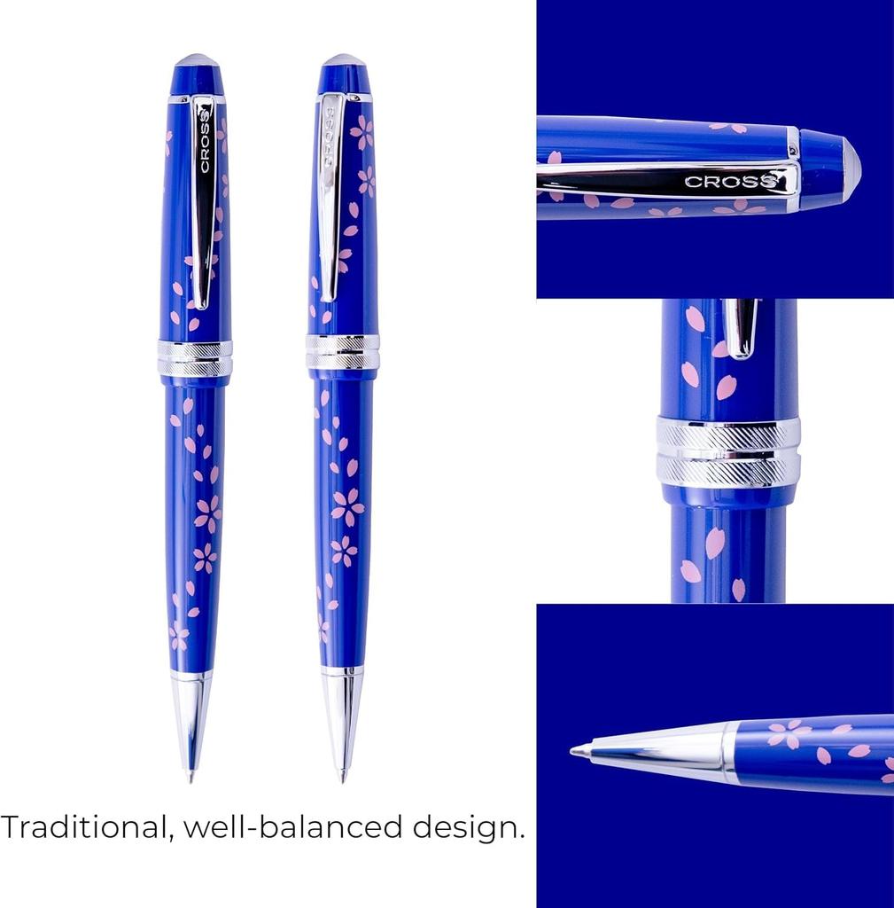 CROSS Bailey Light Ballpoint Pen Fine Cherry Blossom blue AT0742-16