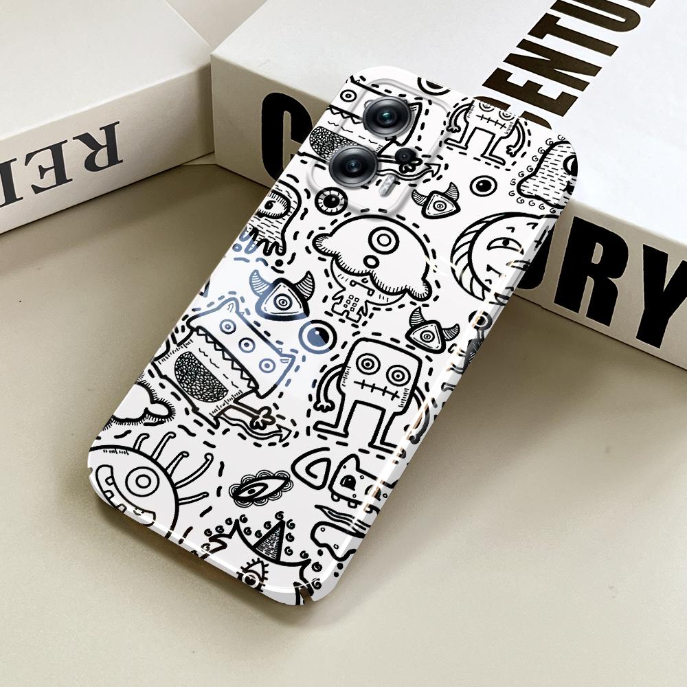 All-inclusive Film Phone Case Cartoon Fashion Design Hard Shell Full Cover Camera Protection Case for iPhone Samsung Xiaomi Poco Redmi