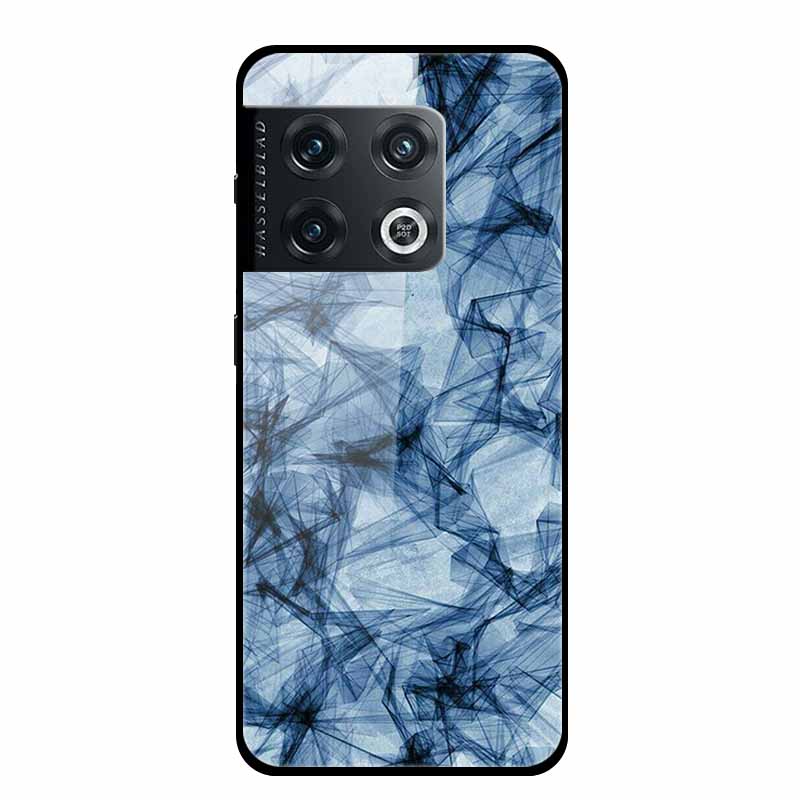 For OnePlus 10 Pro Case Marble Tempered Glass Back Cover Hard Case For OnePlus 10 Pro Shockproof Fundas NE2210 Protective Coque