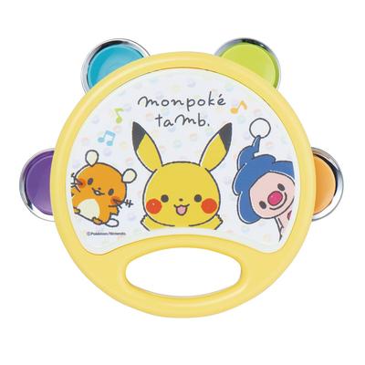 Toy Royal Monpoke Tambourine Toy Instrument Colorful (Pikachu/Pokemon) Baby/Toddler (Musical Play/Makes Sounds)