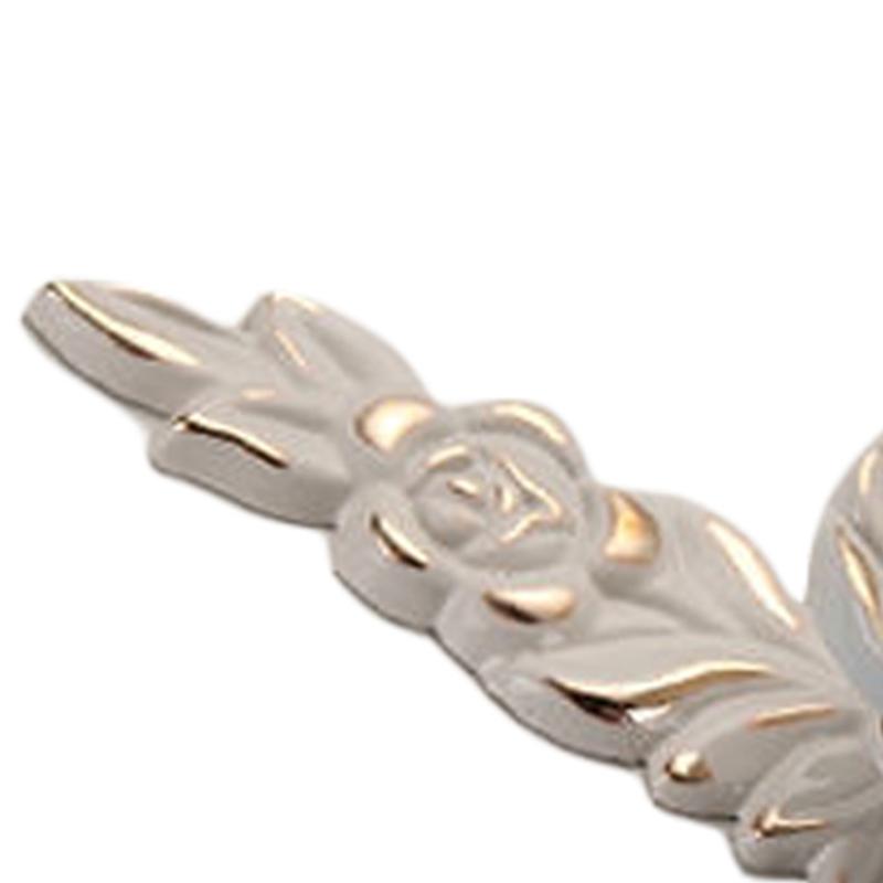 Euro Rose Cabinet Knobs Vintage Exquisite 3D Zinc Alloy Flower Drawer Pull Handles for Kitchen Bedroom and Bathroom