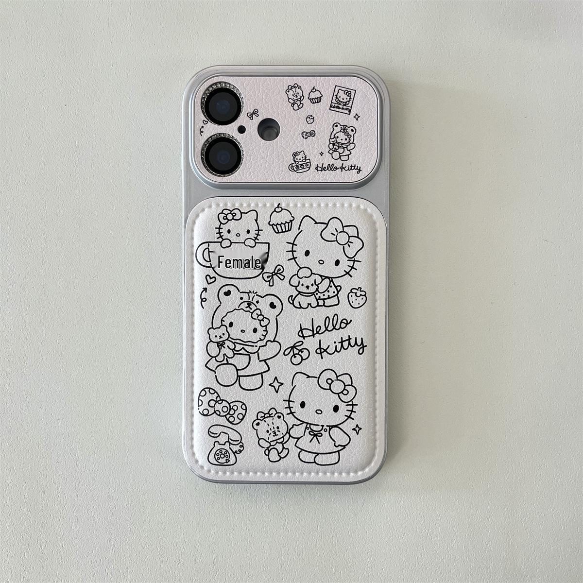 

Cartoon KT Cat Anti-Drop Case for iPhone 15/14 & 17/16 PROMAX iPhone 17 Pro