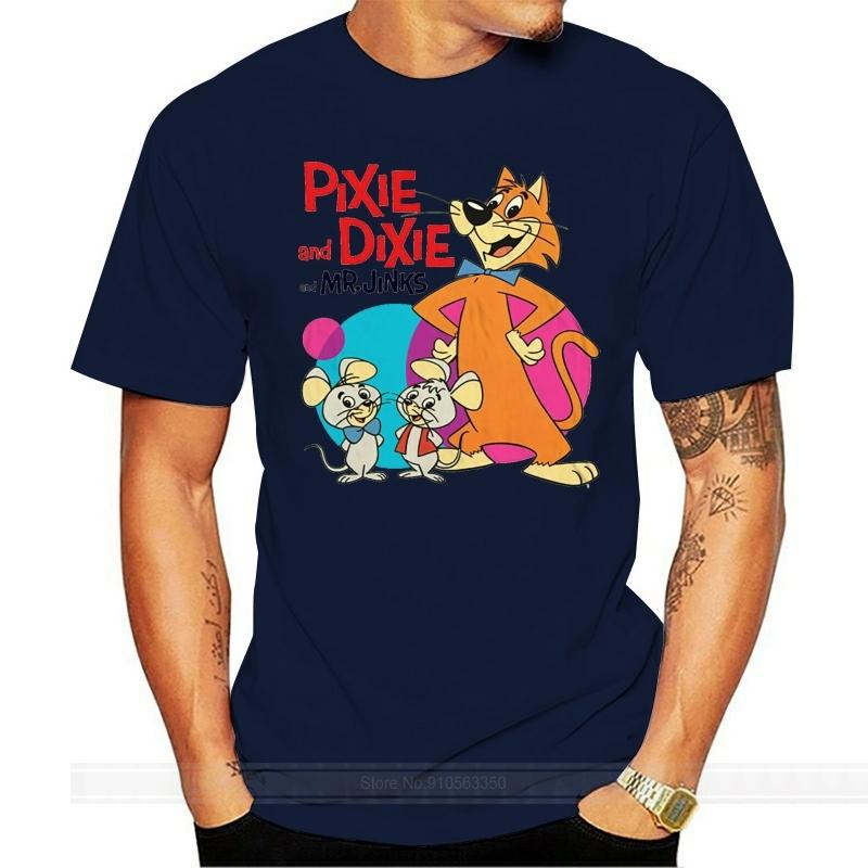 Pixie And Dixie And Mr Jinx T Shirt 1970S Saturday Morning Cartoon Graphic Tee Shirt S