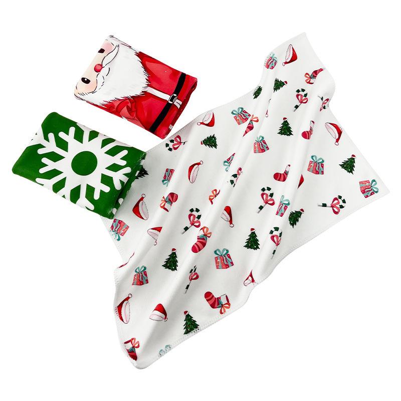 Microfiber Christmas Towel Printing Halloween Towel Kitchen Hand Towel To Print