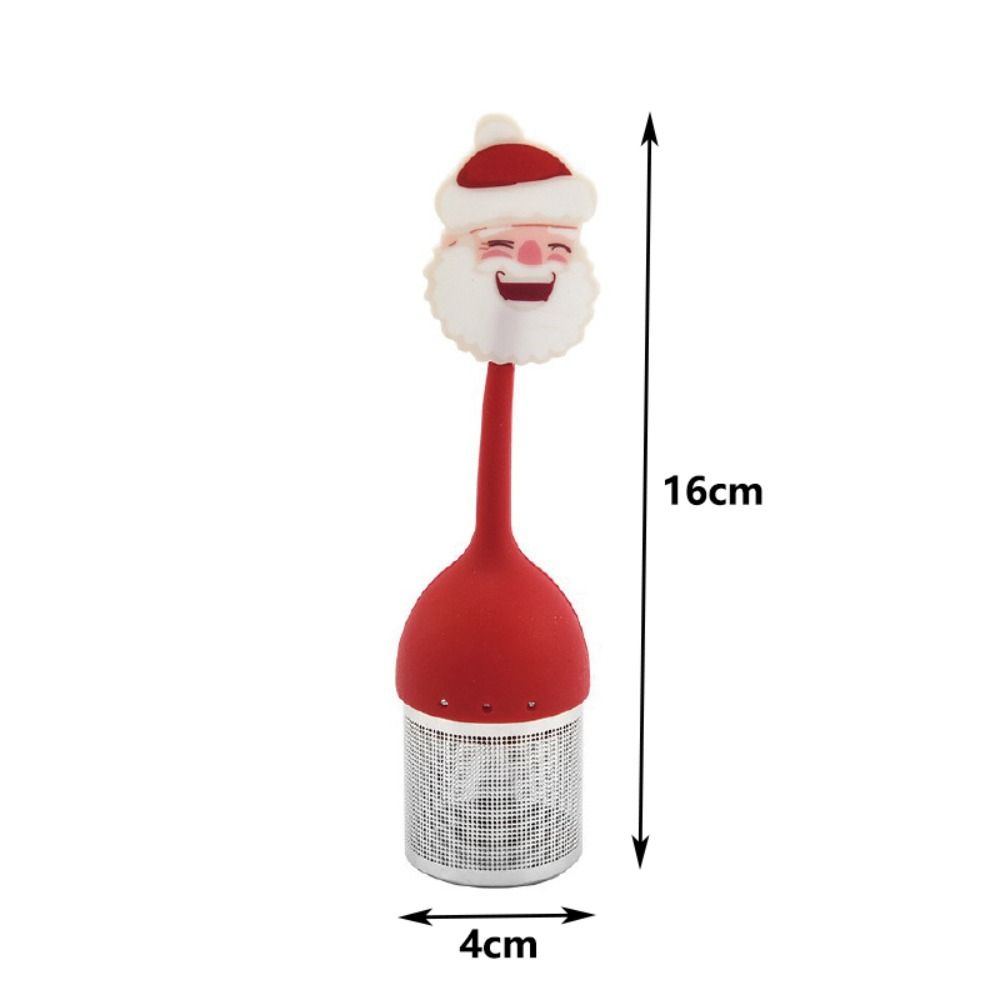 With Handle Tea Infuser Ball 304 Stainless Steel Christmas Tea Filter Tea Filter Office Use
