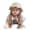 Winter Soft Warm Baby Children Knitted Cute Wig Big Braid Kids Girls Boys Princess Hat Birthday Christmas Party