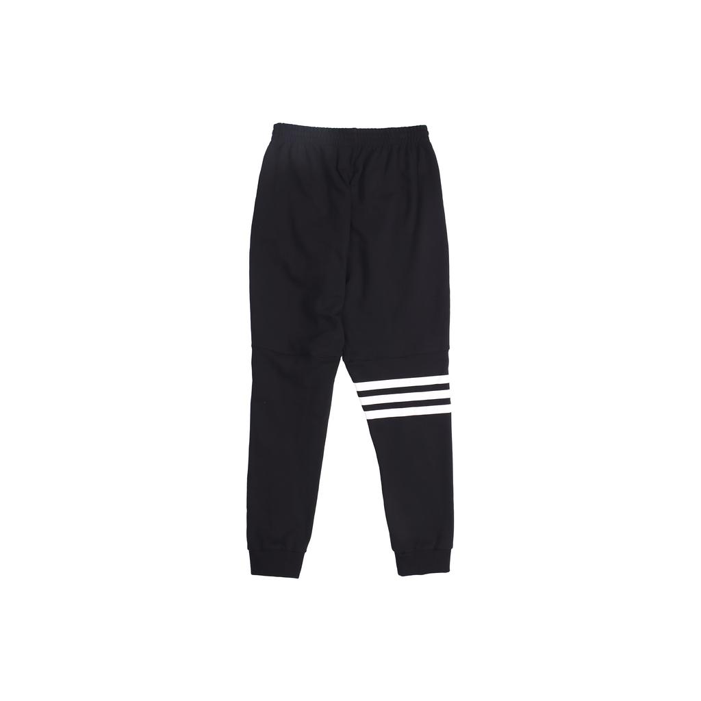 Adidas Knit Loose Comfortable Sports Pants Men Bottoms Black DU1130