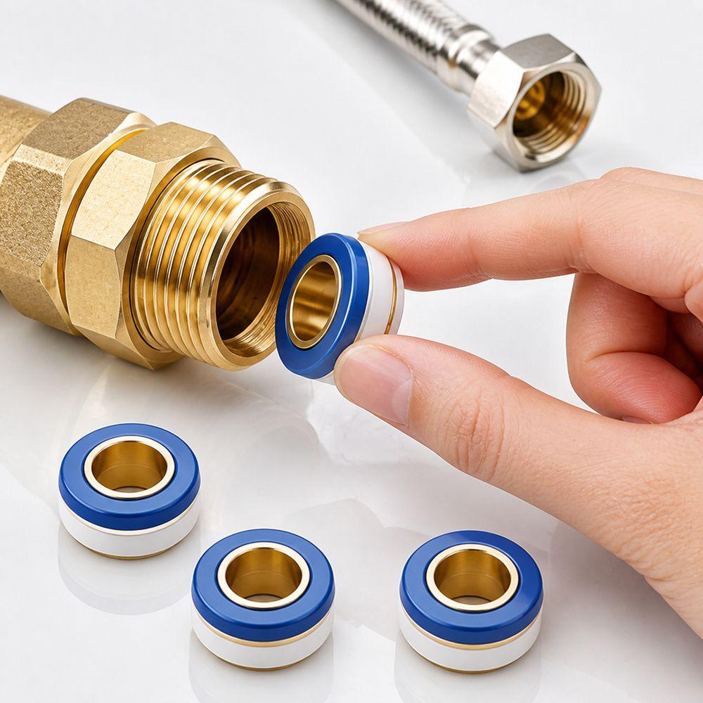 5/10Pcs Leak-proof Valve Pipe Hose Washer Reusable Sealing Copper Washers  Faucet Connections