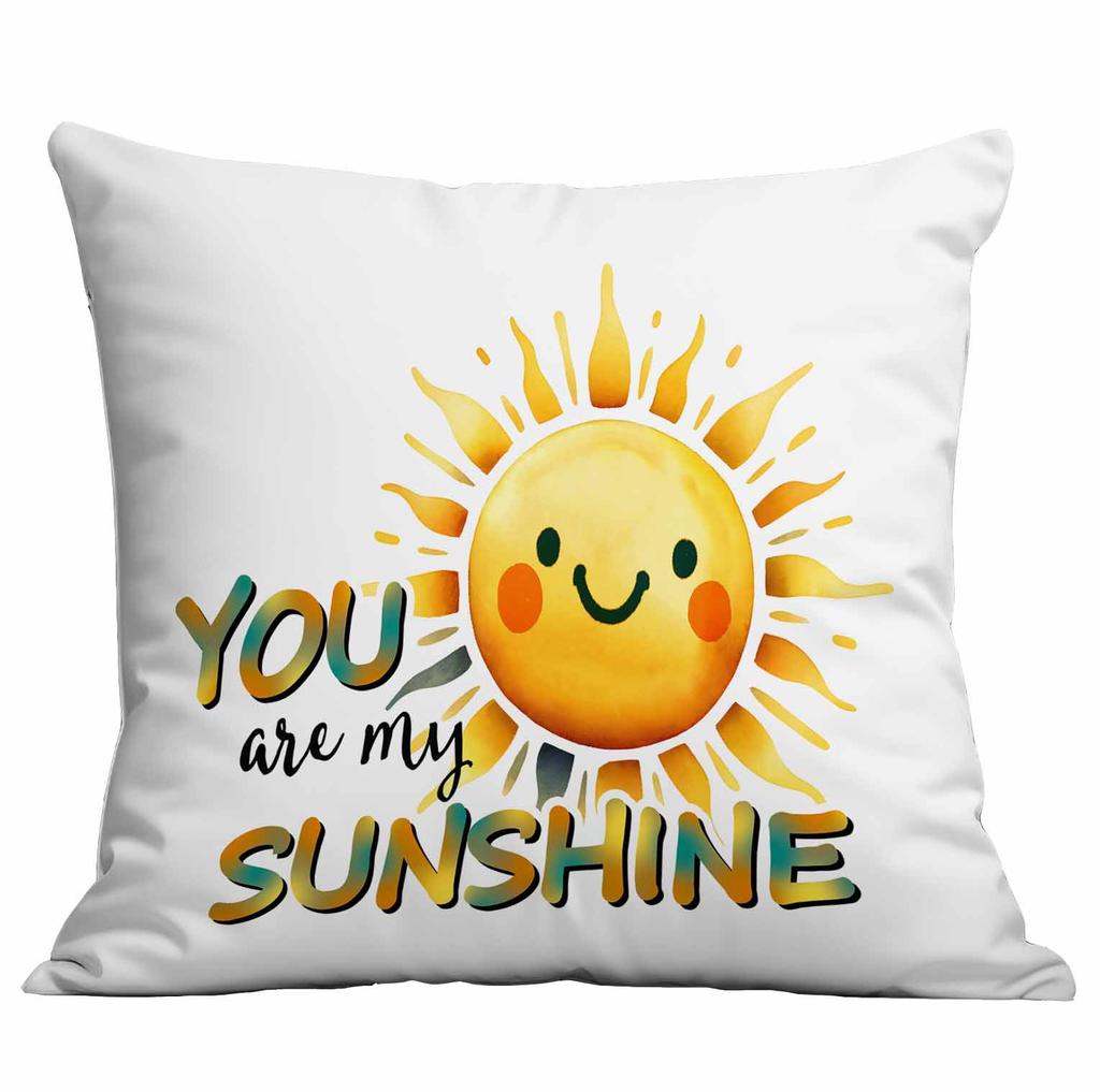Retro Sunflower Sun Pillow Case Home Sofa Cushion Pillow Case