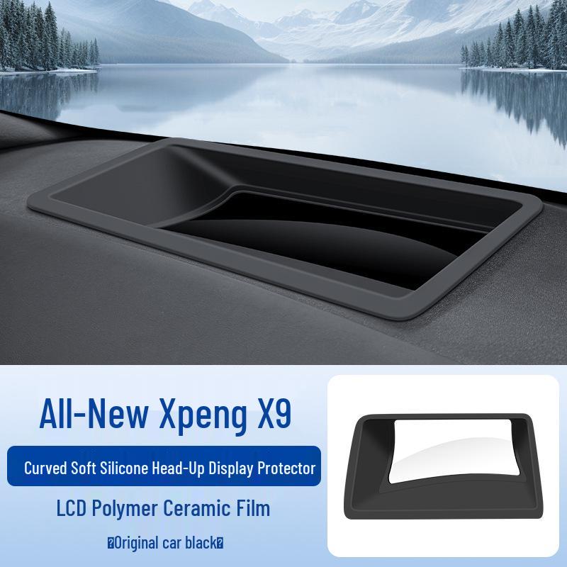 Xiaopeng X9 Silicone Curved HUD Dust Cover - Fits 26 Models