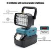 1Pcs Spotlights Camping Lamp 18V Lithium Battery Case Bl1830 Led Working Lights Flashlight Torch For Bl1860 Li-Ion Cell Pack