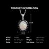 Pandantiv Opal Etiopian Oval Natural Clasic 7*9mm Colier Argint Sterling 925 Bijuterii Fine pentru Femei Cadou Aniversar și de Petrecere