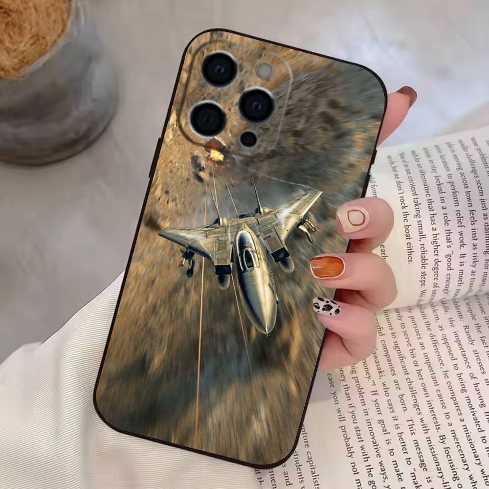 Cool Aircraft Robotech Macross Phone Case For iPhone 17,16,15,14,13,12,11 Plus,Pro Max,XS,Soft Silicone Black Cover iPhone16se4