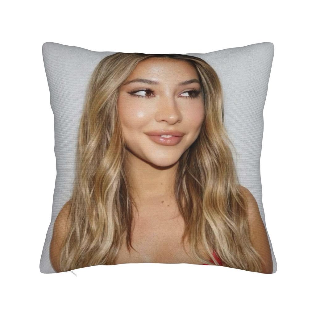 Madelyn Cline Beautiful Actress Poster Pillow Cover Kawaii Pillow Case For Sofa Bedroom Home Decor Design Pillowcases Gift Idea