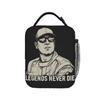 Legends Never Die Kyle Busch Legend Memorial RIP Lunch Bag School Lunch Box For Men Thermal Lunch Bags Insulated Cooler Bag