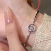 Fan Qi Mobius series three-second heart bracelet chain women's fashion diamond-encrusted girl heart bracelet bracelet