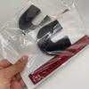 2Pc Set Compatible with Cummin Turbo Emblems for 2500 3500 Fender Badges (Black Red)