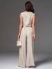2026 Russian Women's Spring/Summer Sleeveless Solid Color Wide-Leg Pants 2-Piece Set