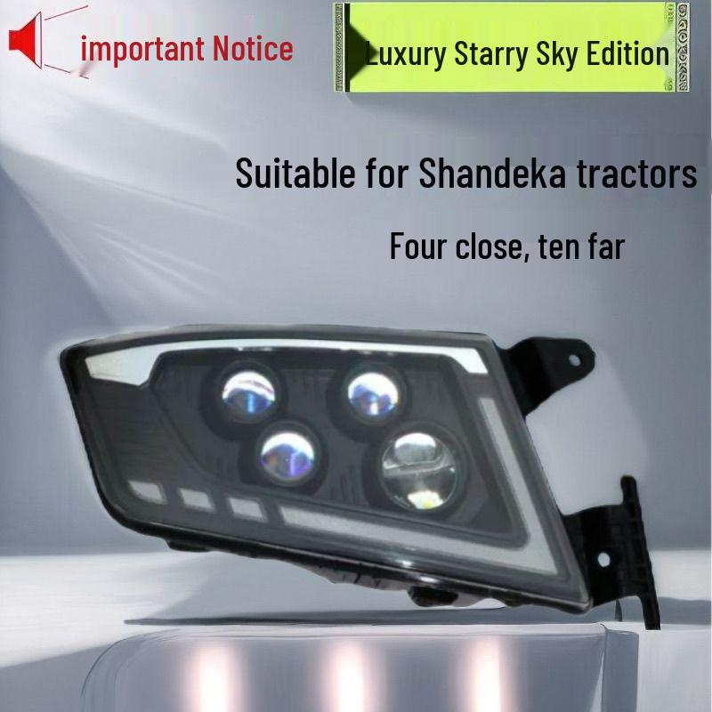 Shacman Front Headlight Assembly Upgrade: High-Brightness Four Low Beams for C7H, C5H, G7S Models Right