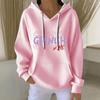 Women's Fashion Casual Christmas Angel Print Pullover Long-Sleeve Sweatshirt