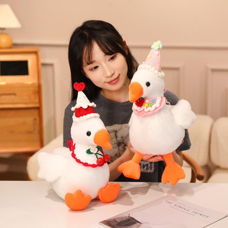 20/30Cm Cartoon Cute Plush Pet Goose Multi Style Plush Toy Home Decoration Birthday Gift Party Props Suitable For Giving Gifts