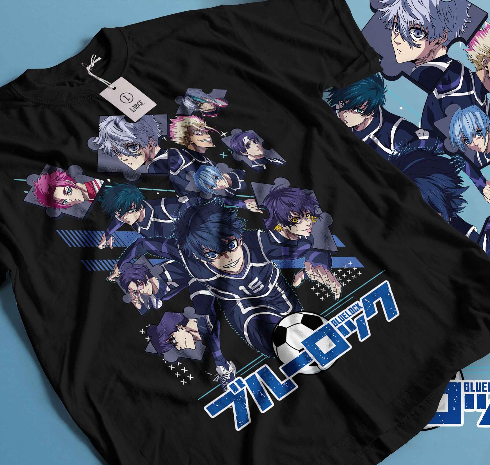 Blue Lock Yoichi Isagi Unisex T-Shirt Mens Womens Tees Top Anime Manga anime,japanese,Sports,Size 332 M