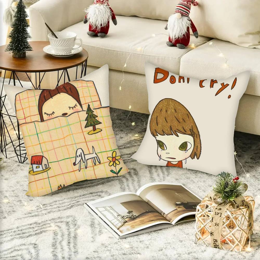 Pillowcases cushion covers living room sofas home decor gifts Anime Y-Yoshitomos Art bad kids
