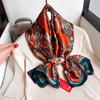 New simulation silk fashion cashew print silk scarf female brocade premium shawl warm long scarf