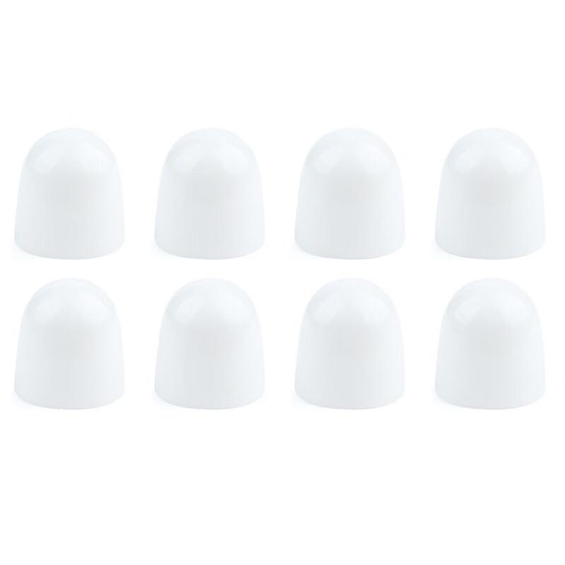 White Toilet Floor Fixing Screws with Decorative Caps