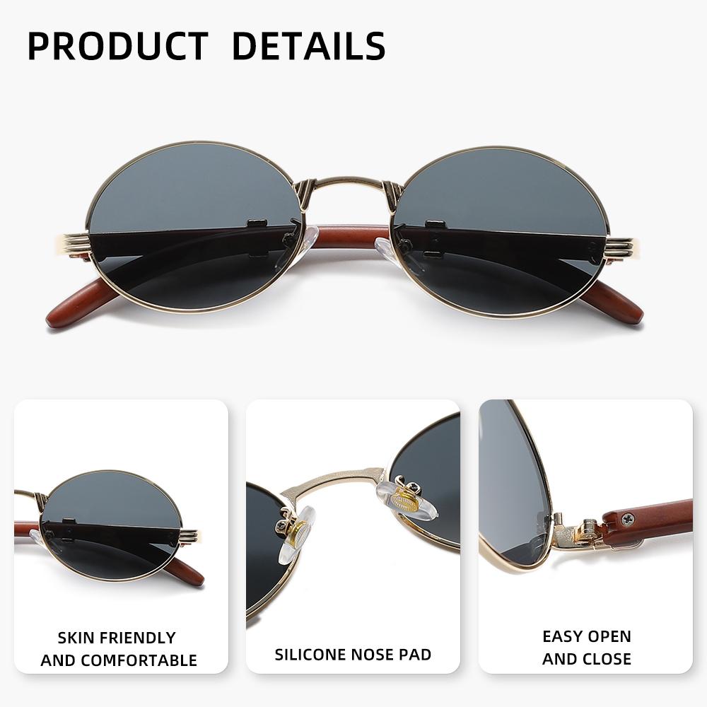 SPEEDHYUN Vintage Round Sunglasses Lightweight Frame with Full UV Protection