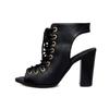 Fashion Fashion Womens Shoes 2025 Large Size Open Toe High Heel Sandals Suit Female Beige Luxury Velvet Big Boot Peep High-heeled Black