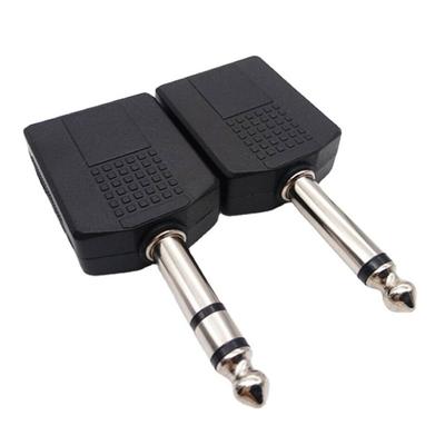 Mono / Stereo Mikrofon Ayırıcı Dönüştürücü Ses Dönüştürücü 6.35mm Ses Fişi 6.5 Jak Adaptörü