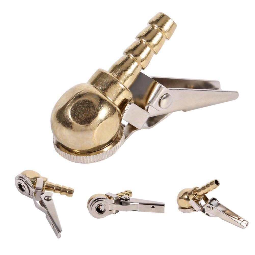 Qiilu Lock Type Tire Valve, Air Chuck Connector Car, Tire Air Chuck