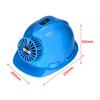 Construction Hard Hat with Fan Thickening Safety Helmet Multifunction Red