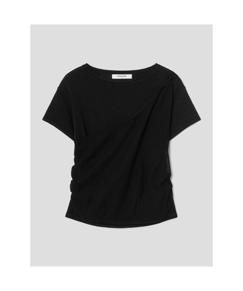 8Seconds Layered Short Sleeve Pullover Black