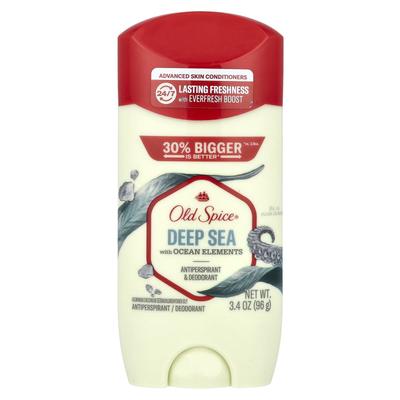 Antiperspirant & Déodorant, Mer Profonde avec Ingrédients Marins, 96G(3.4oz)