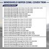 2Pcs Windshield Wiper Cowl Cover Trim 53866-08020 53867-08020 Compatible with Si