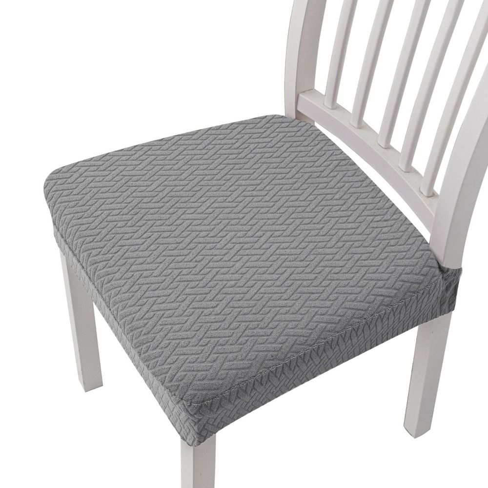 Solid Colors Stretch Chair Seat Covers Removable Washable Dirt-resistant Chair Slipcover Anti-slip Easy To Fit